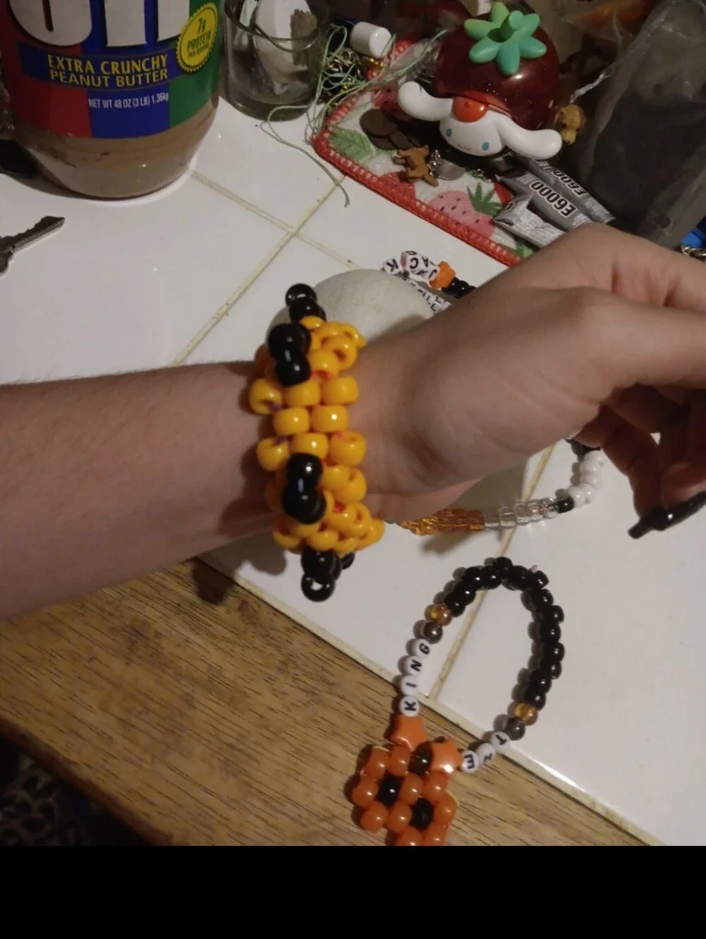 Jack skellington kandi set